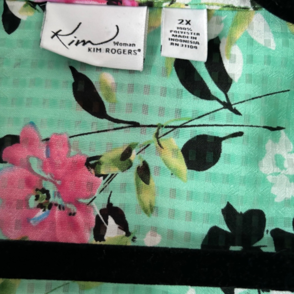 2X KIM ROGERS BLOUSE - Picture 3 of 4